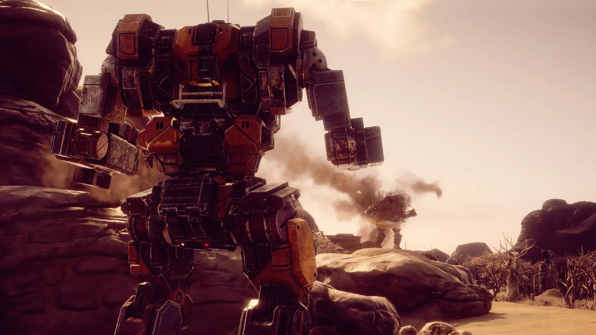 Battletech combat screenshot