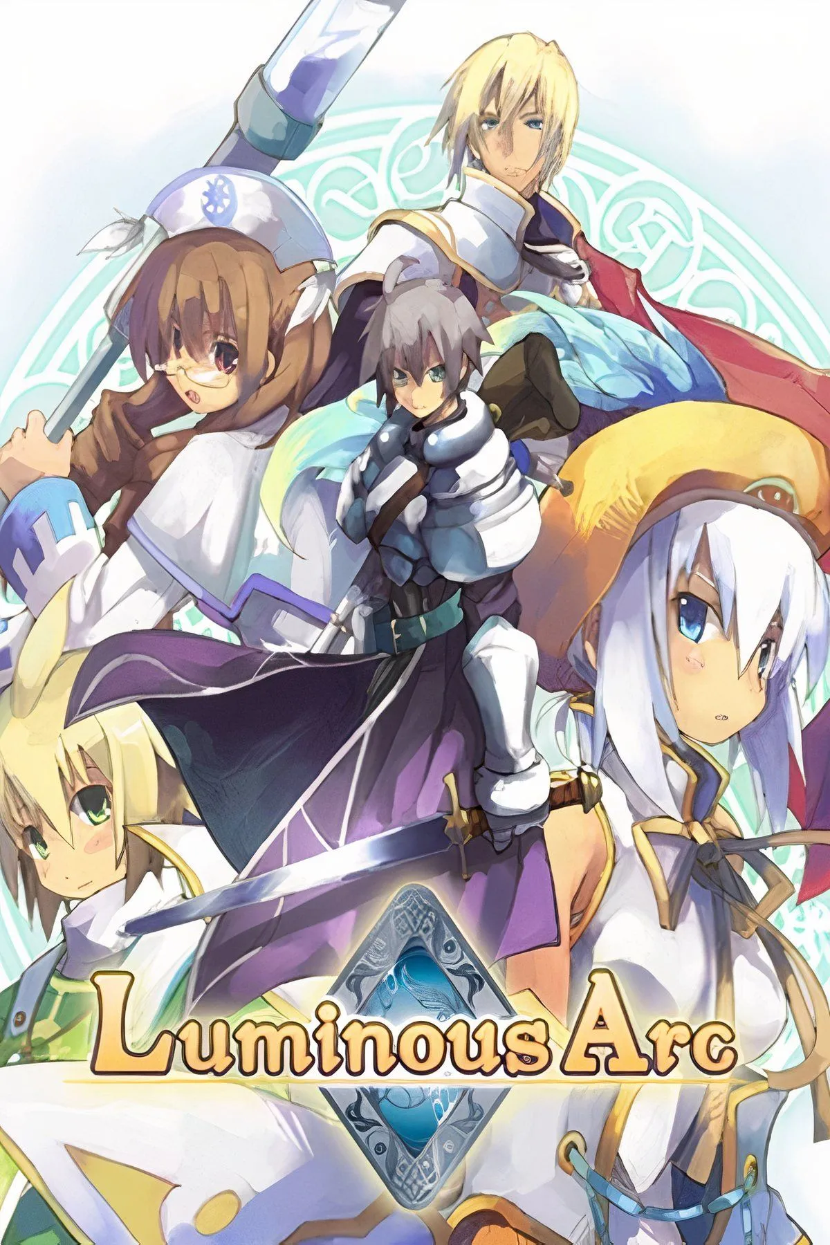 Bìa game Luminous Arc, một tựa game nhập vai chiến thuật theo lượt trên DS.