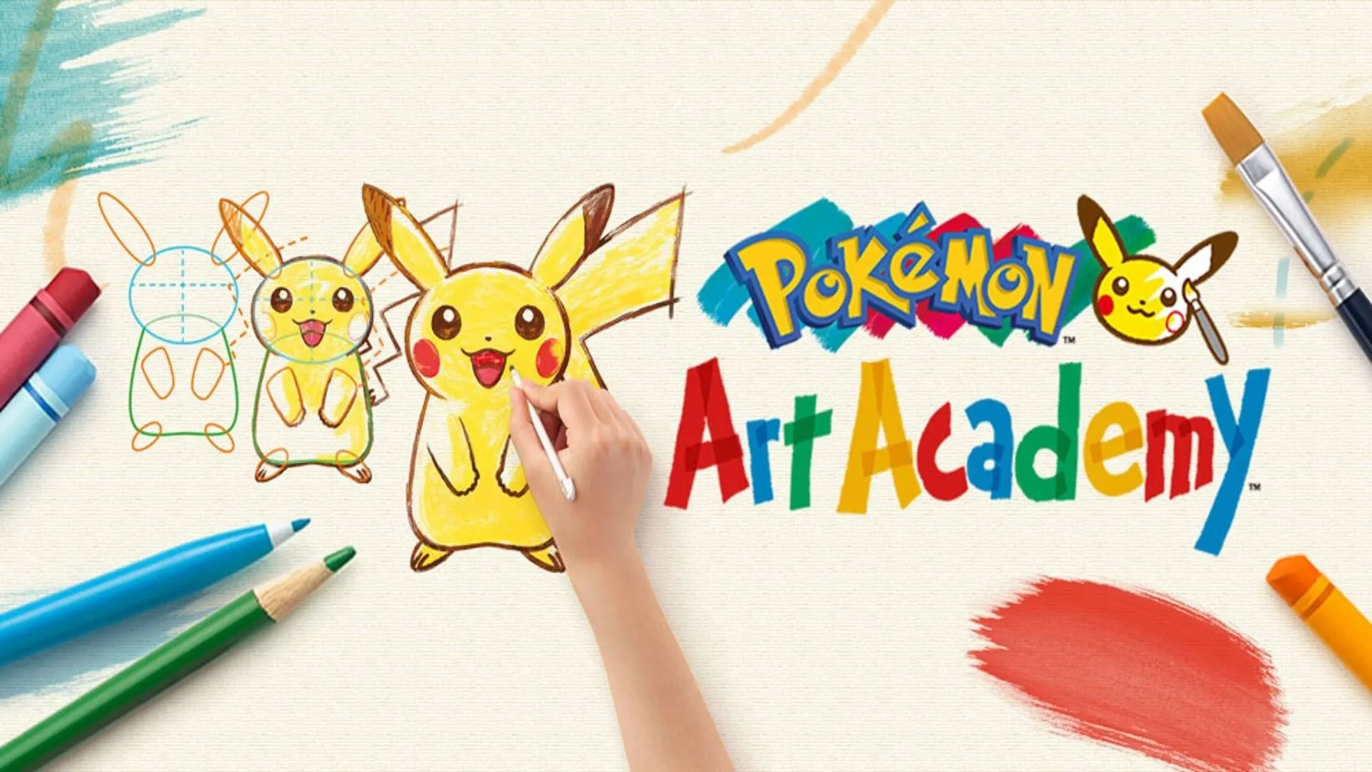 Bìa nghệ thuật của game giáo dục Pokémon Art Academy.