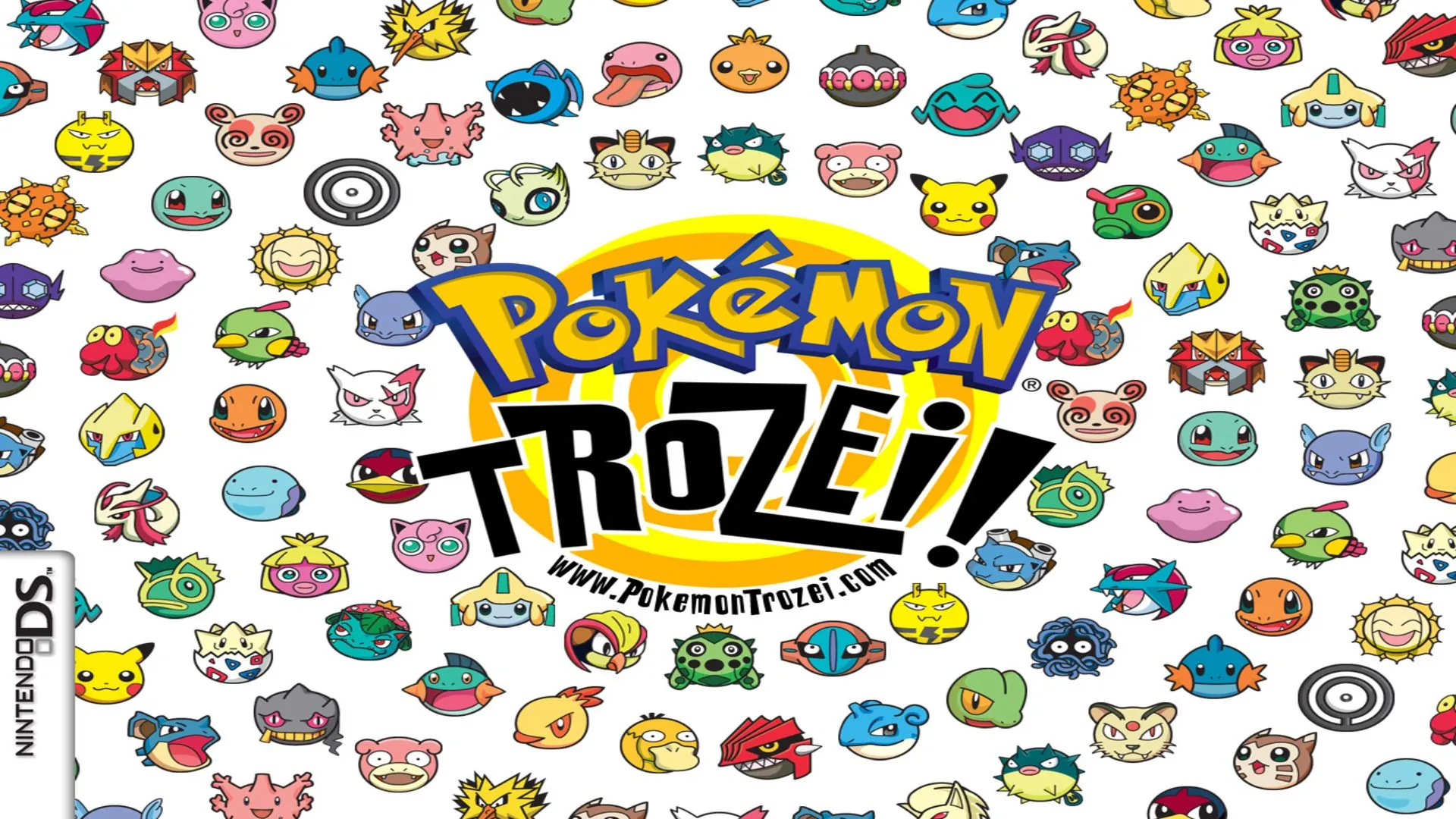 Bìa nghệ thuật của trò chơi giải đố Pokémon Trozei!