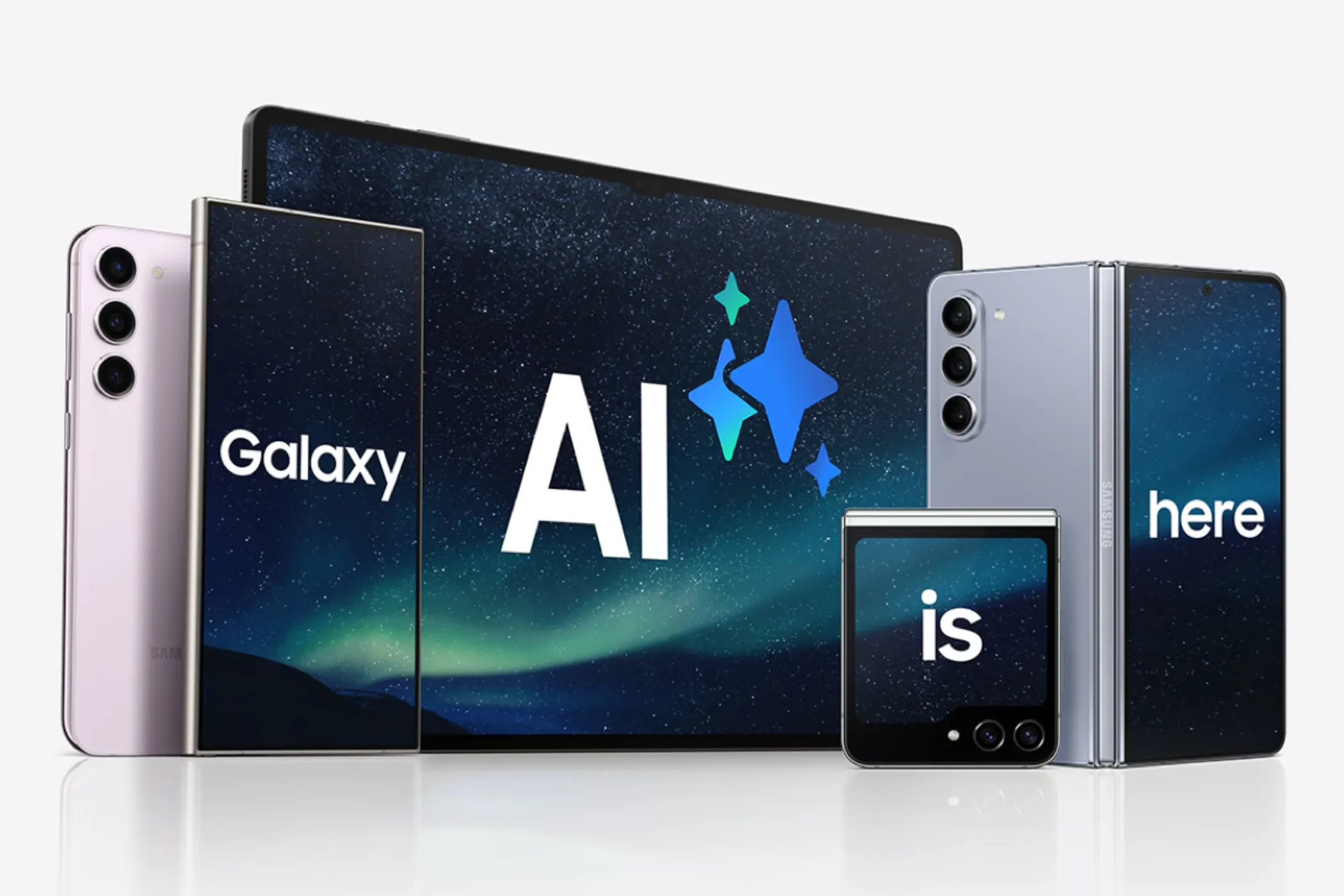 Biểu tượng Galaxy AI đại diện cho các công cụ AI hỗ trợ viết lách trên One UI 7