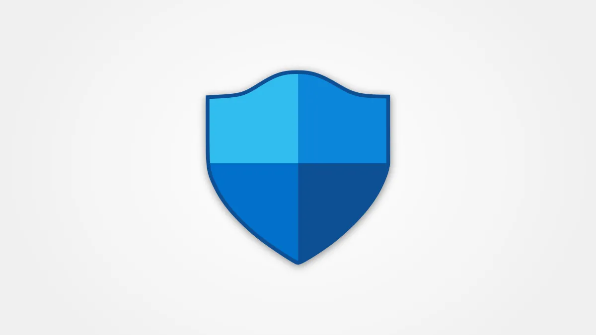 Biểu tượng Microsoft Defender, đại diện cho phần mềm chống virus tích hợp sẵn của Windows