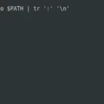 Các đường dẫn riêng lẻ từ biến PATH trong Linux, được liệt kê mỗi đường dẫn một dòng để dễ đọc.