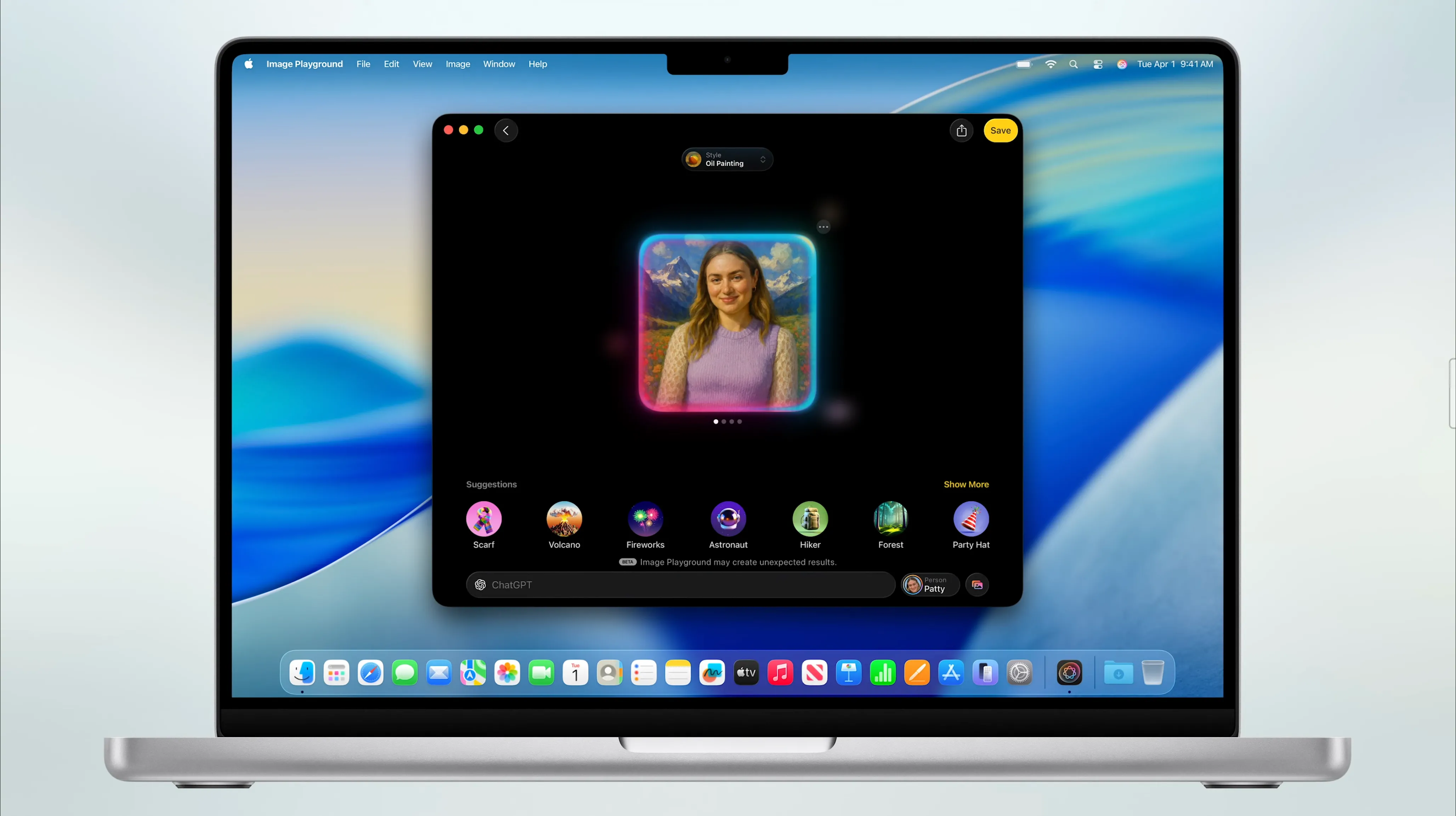 Cải tiến Image Playground trên macOS 26 Tahoe