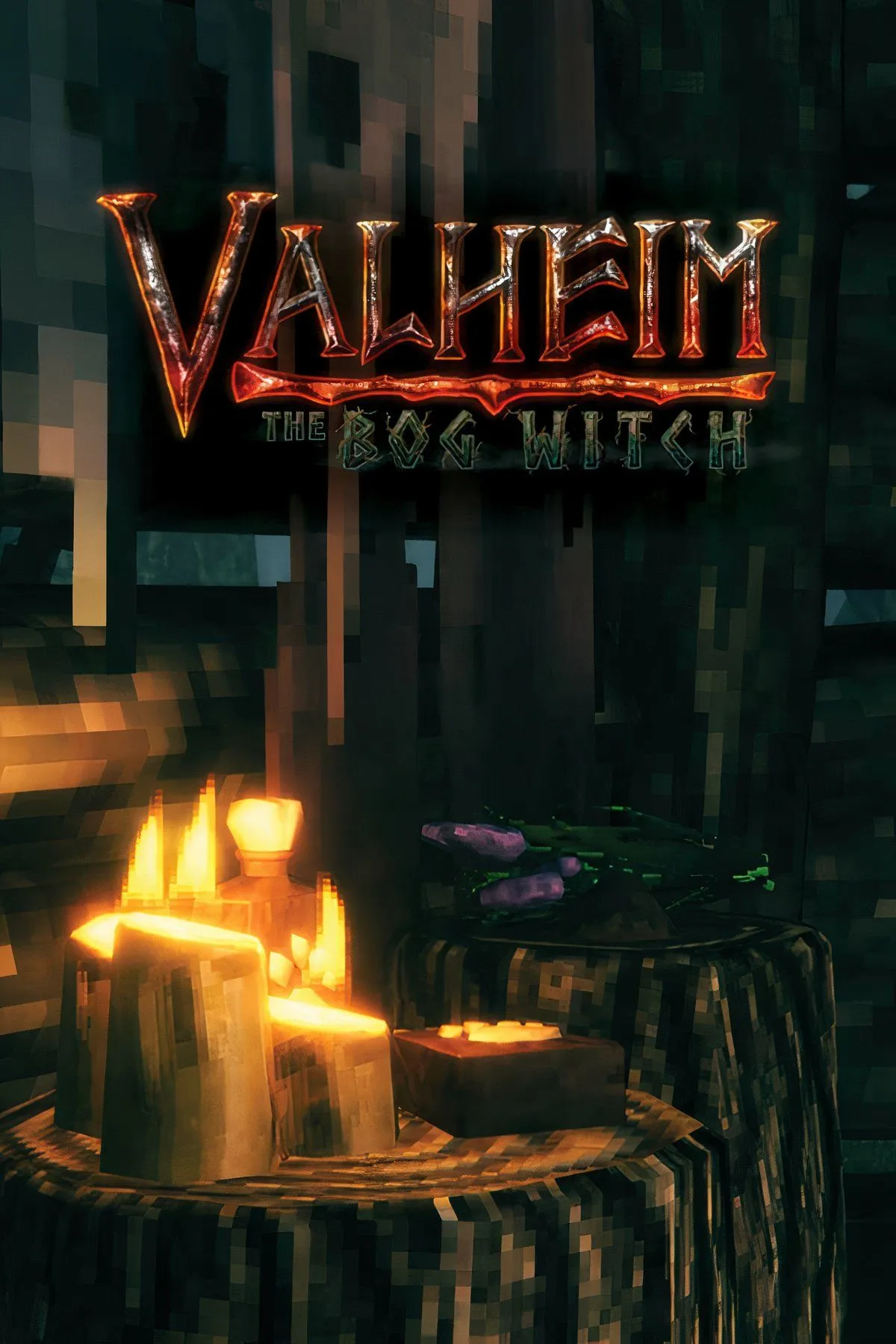 Căn cứ vững chắc của người Viking trong game Valheim với cấu trúc gỗ và đá phức tạp