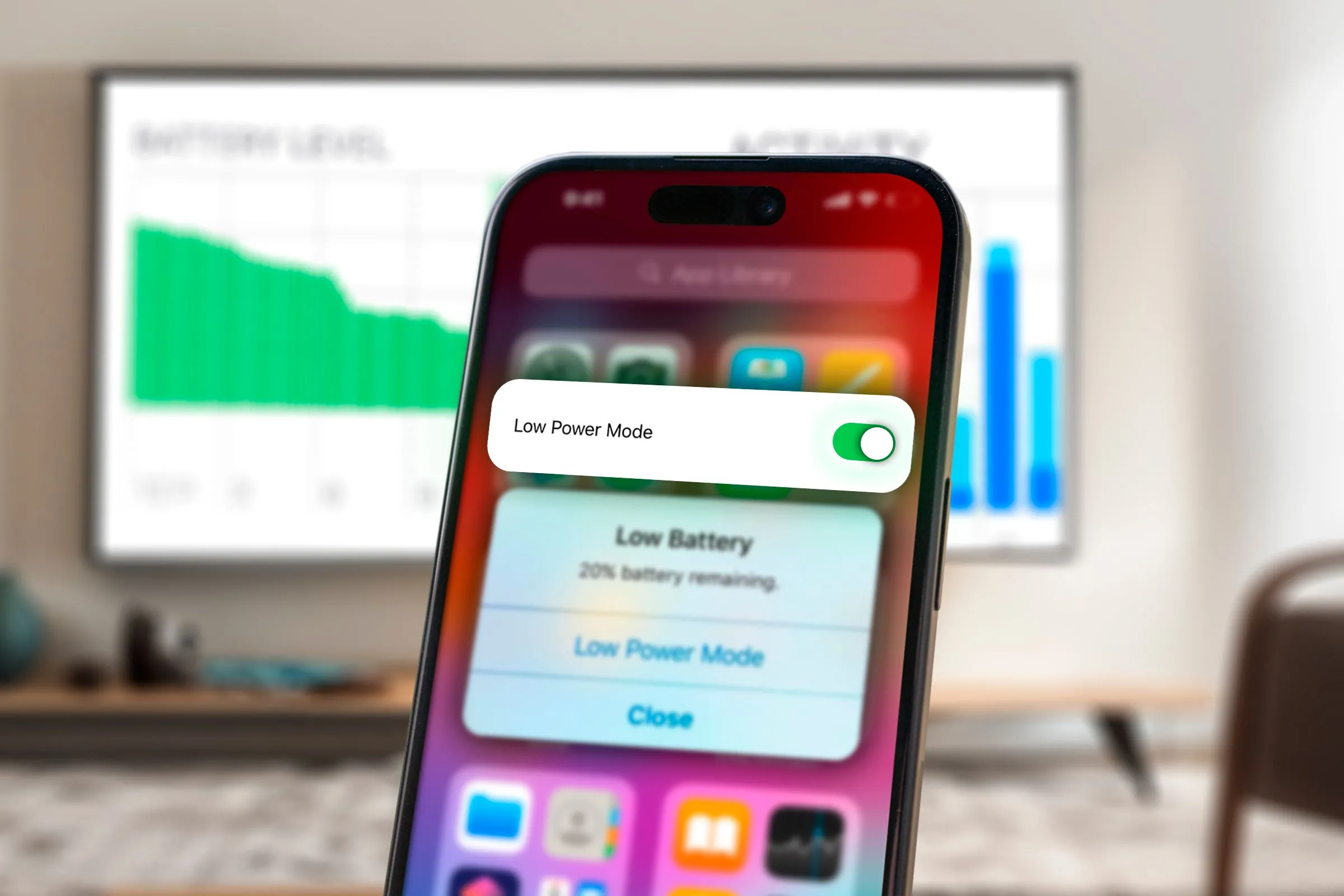 Cảnh báo pin yếu trên iPhone, minh họa thời lượng pin ấn tượng của iPhone 16e