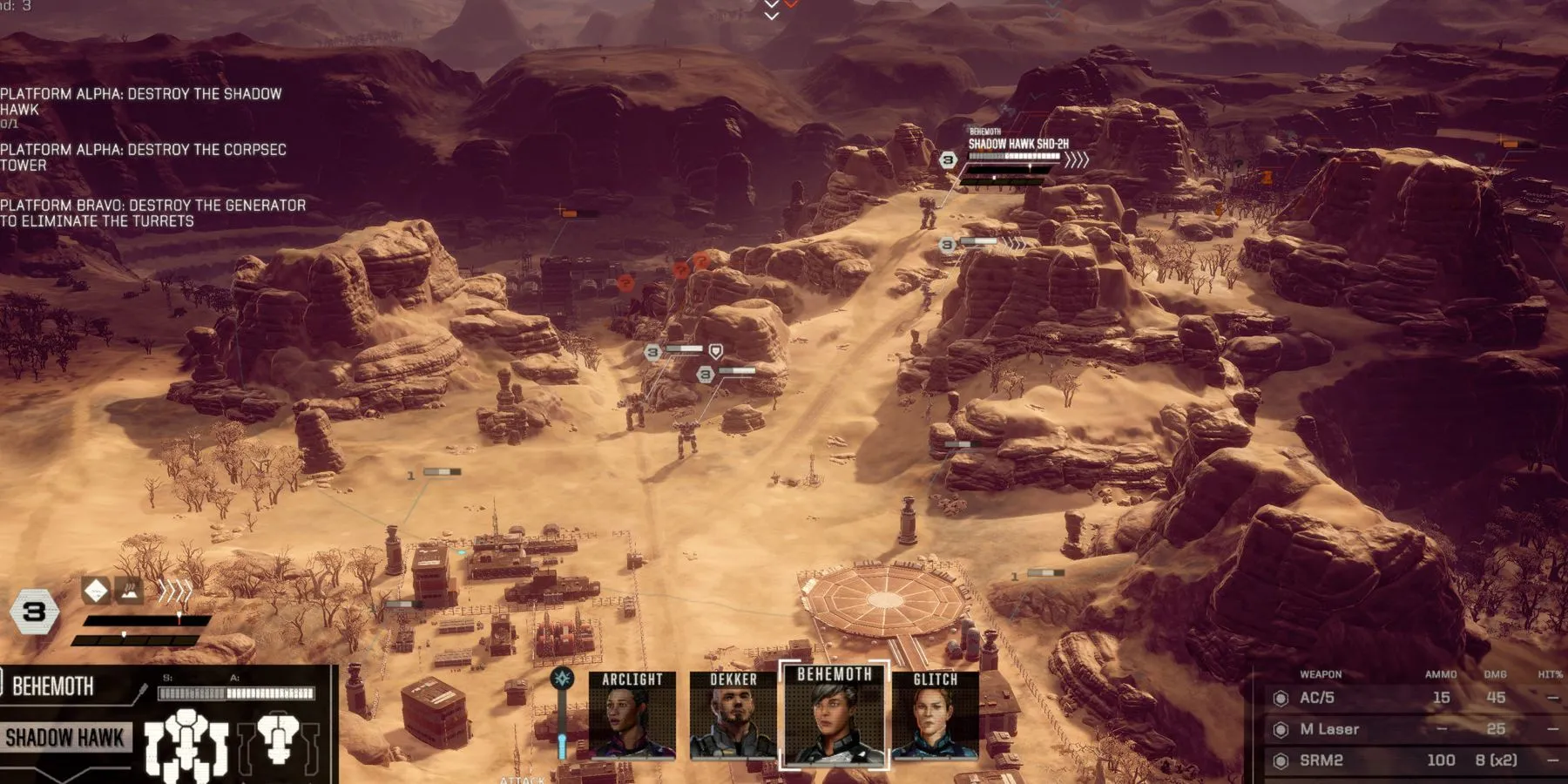 Cảnh chiến đấu trong game Battletech với các robot Mech khổng lồ.