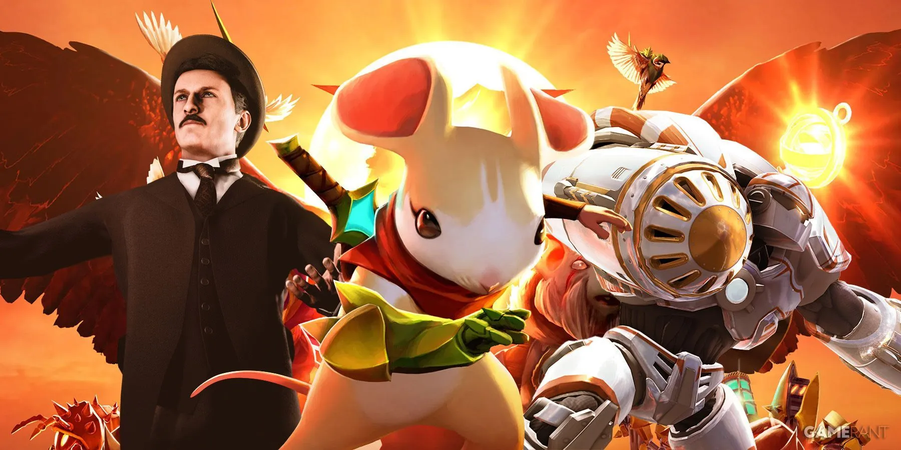 Chú chuột Quill, nhân vật chính của Moss Book II, đang phiêu lưu trong môi trường game VR đẹp mắt từ góc nhìn thứ ba.