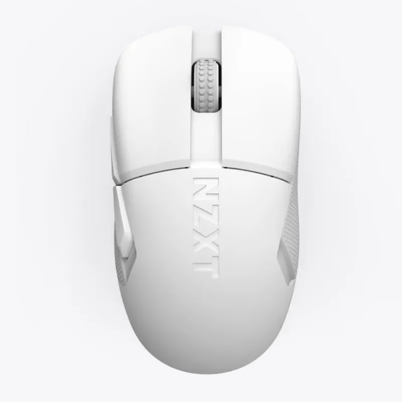 Chuột gaming không dây NZXT Lift Elite Wireless màu đen, minh họa cho thiết bị có polling rate cao và hao pin nhanh
