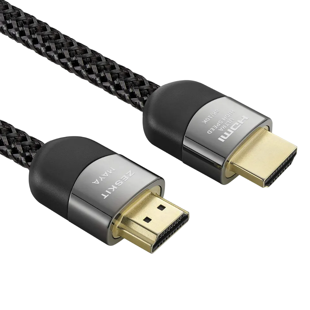 Dây cáp HDMI 2.1 Zeskit Maya Ultra High Speed, đảm bảo truyền tải tín hiệu 4K 120Hz mượt mà