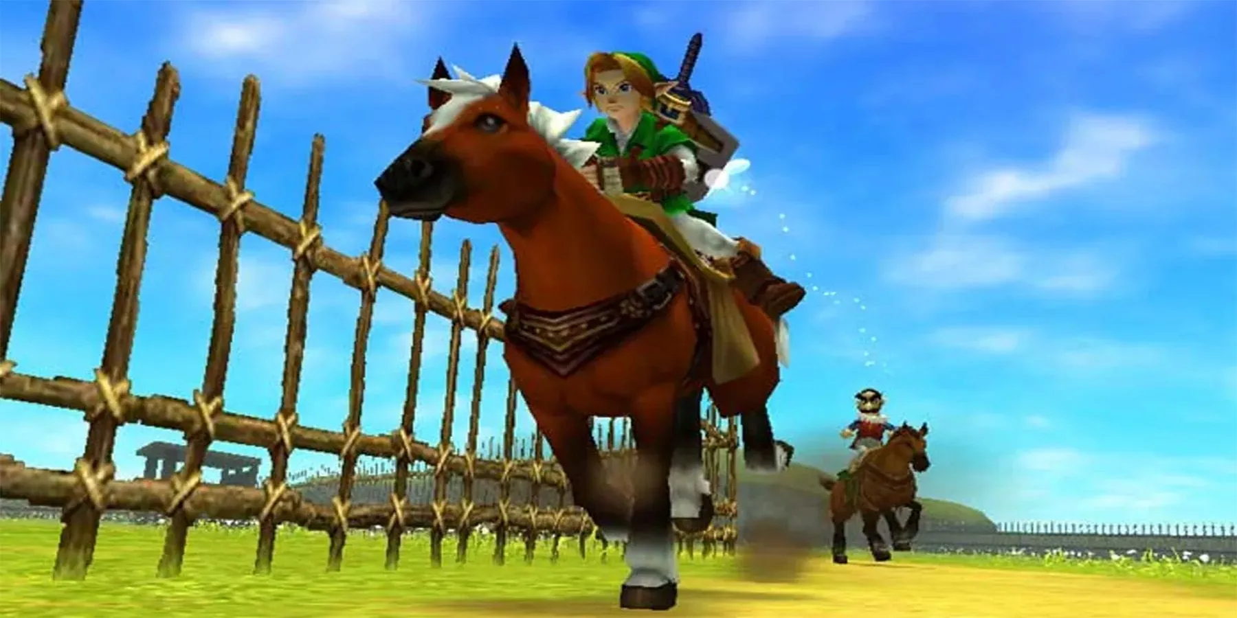 Epona đồng hành cùng Link trong tựa game The Legend of Zelda: Ocarina of Time 3D