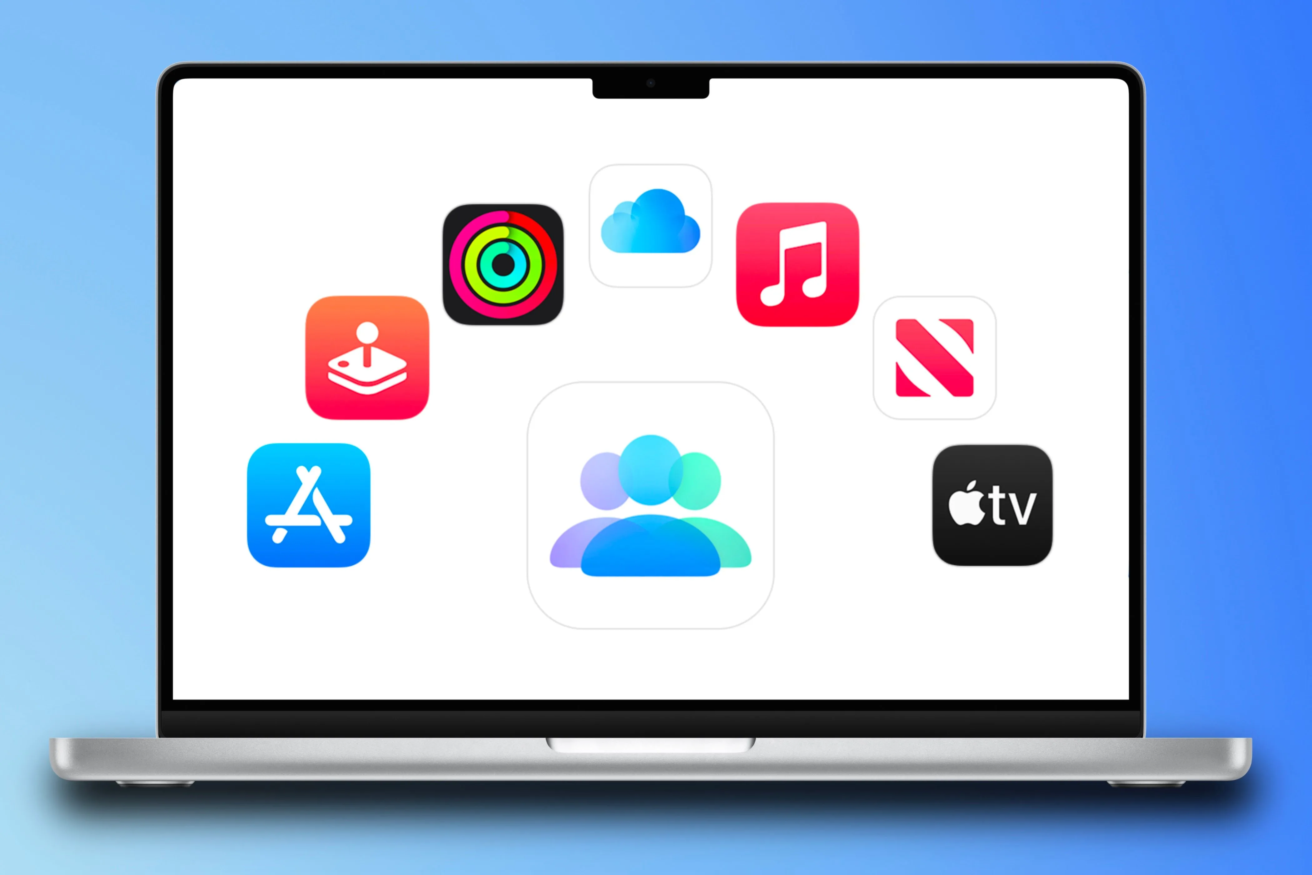 Family Sharing Apple cho phép chia sẻ mua sắm, đăng ký và không gian iCloud giữa các thành viên gia đình.