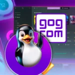 Giao diện Minigalaxy hiển thị thư viện game GOG trên hệ điều hành Linux