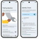 Giao diện tính năng Identity Check trong cài đặt Bảo vệ chống trộm của Android 15