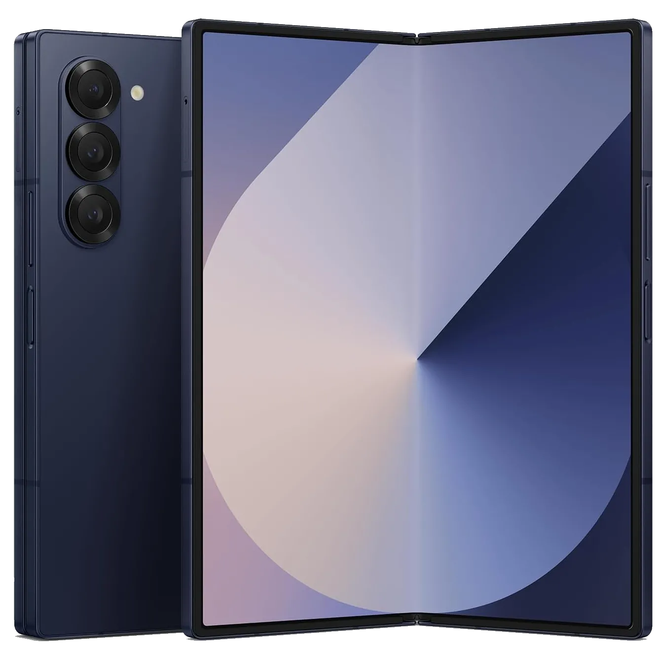 Hình ảnh cận cảnh mặt lưng Samsung Galaxy Z Fold 6, nhấn mạnh thiết kế và cụm camera đẳng cấp.