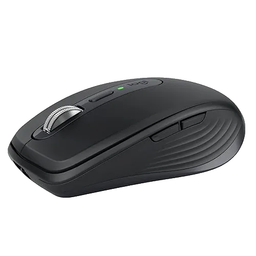 Hình ảnh logo và tên sản phẩm Logitech MX Anywhere 3S, khẳng định thương hiệu uy tín