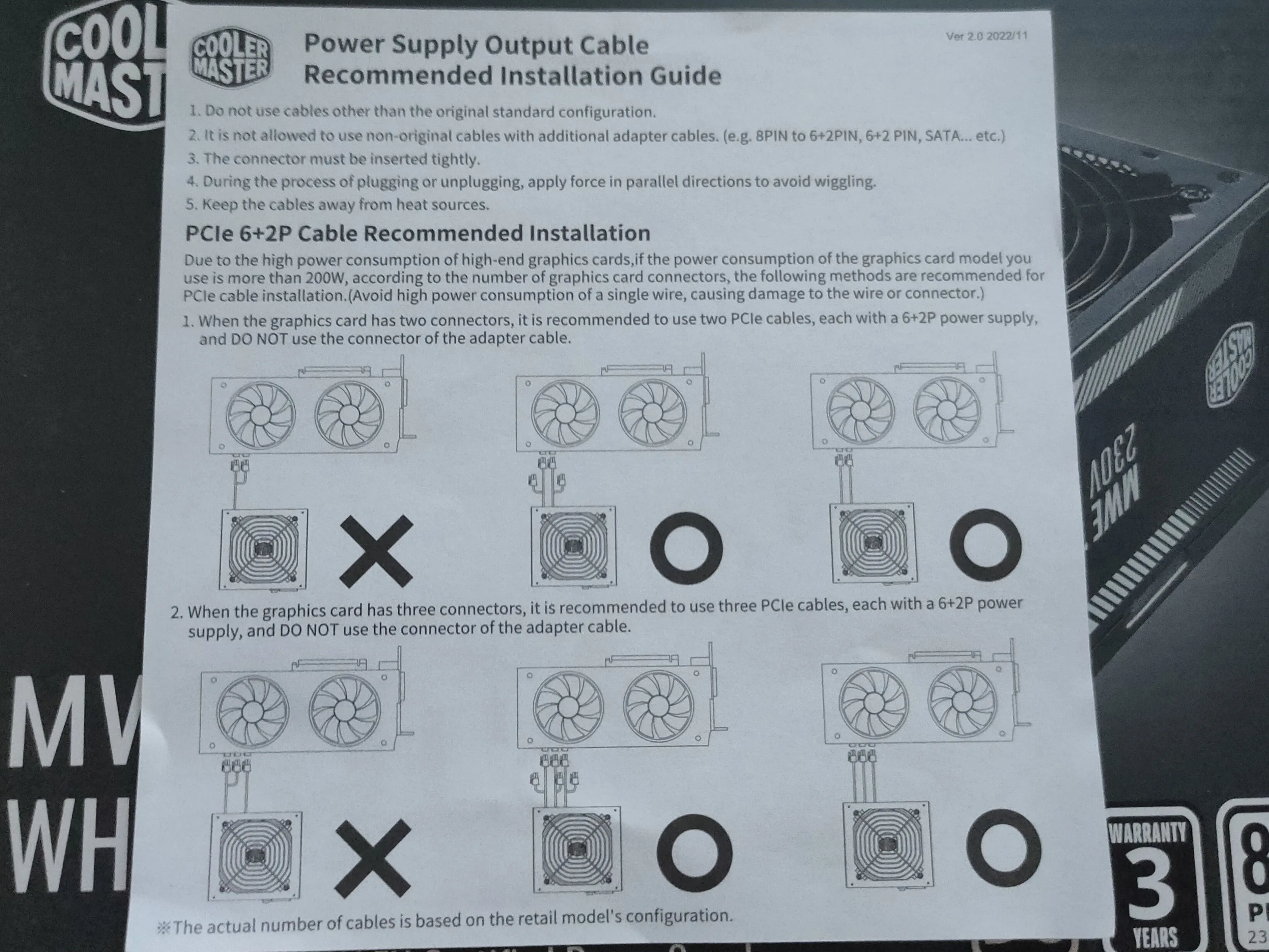 Hướng dẫn kết nối cáp nguồn PSU đến card đồ họa từ Cooler Master