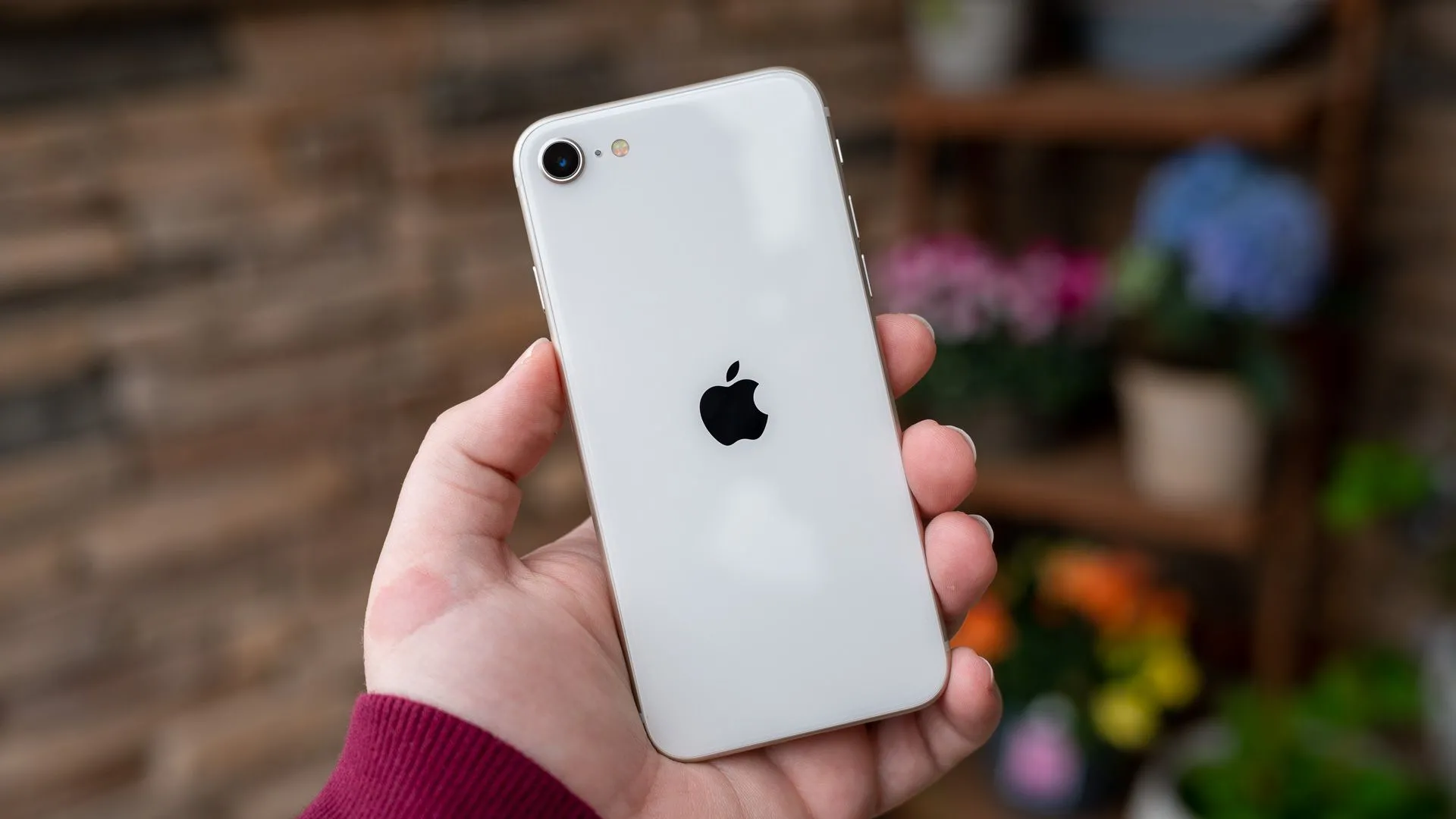 iPhone SE 2022 với nút Home vật lý và thiết kế nhỏ gọn