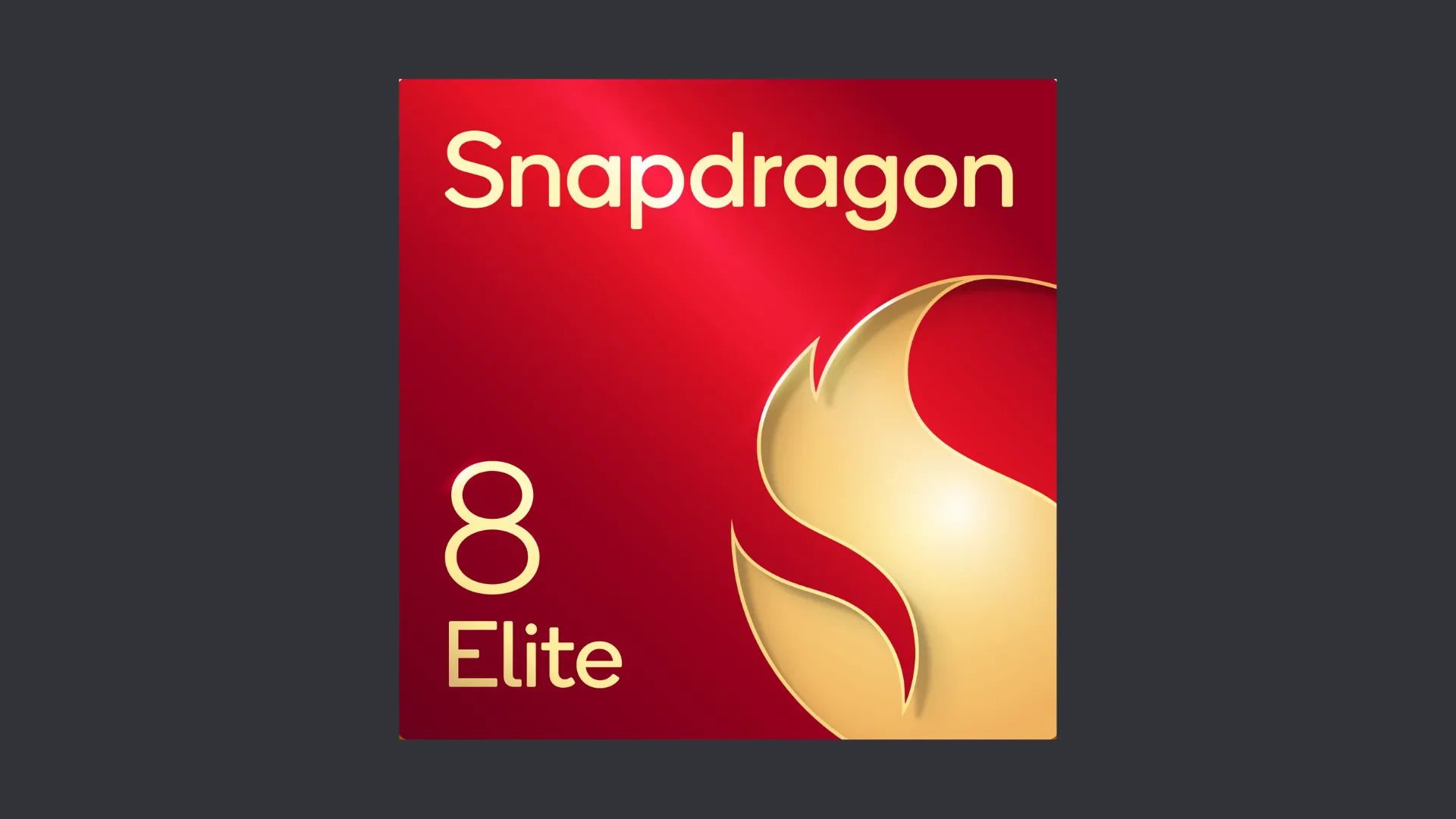 Linh vật chính thức của chipset Snapdragon 8 Elite trên nền xám trơn