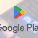 Logo Google Play Store nổi bật trên màn hình điện thoại Android
