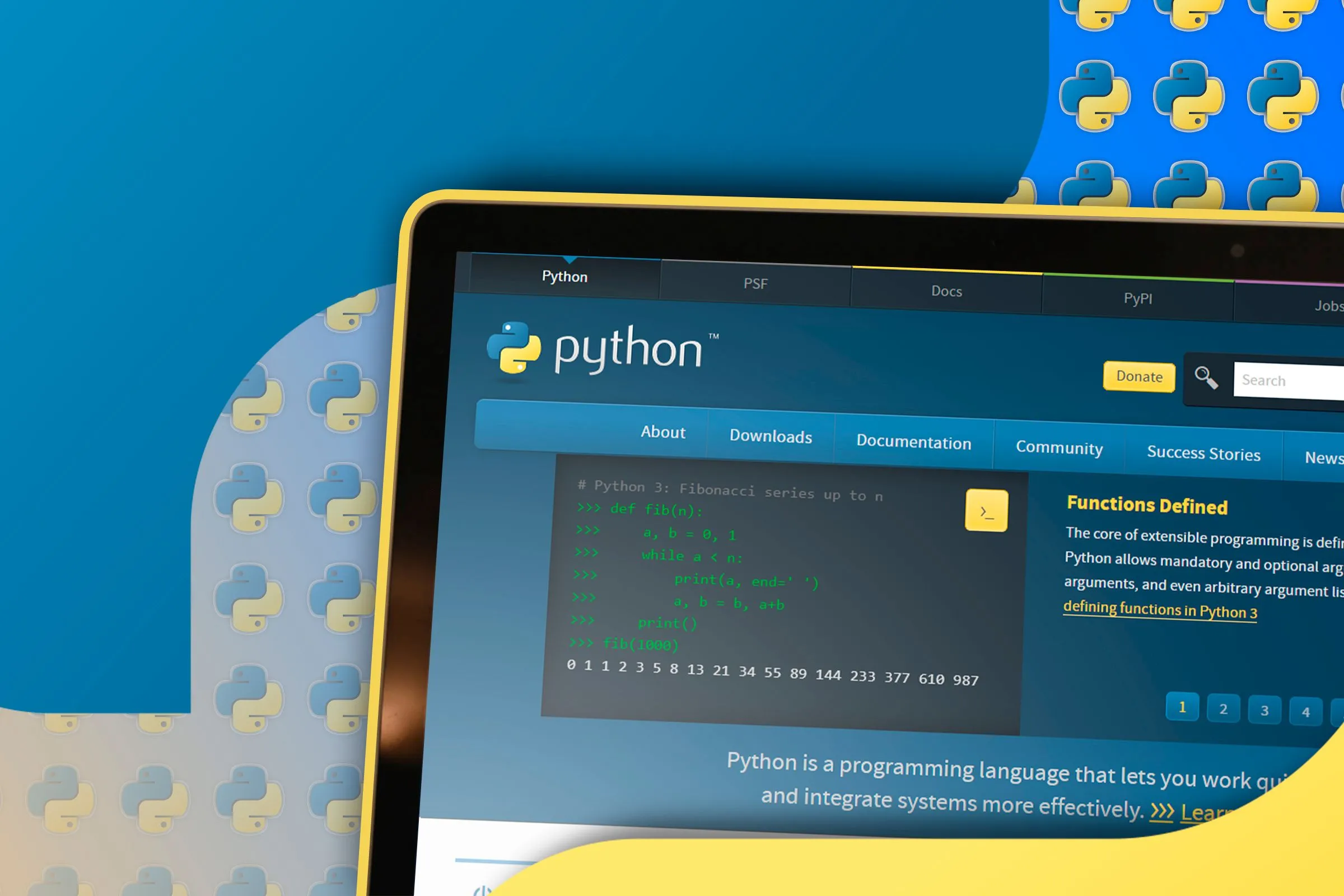 Màn hình hiển thị trang web tải xuống Python