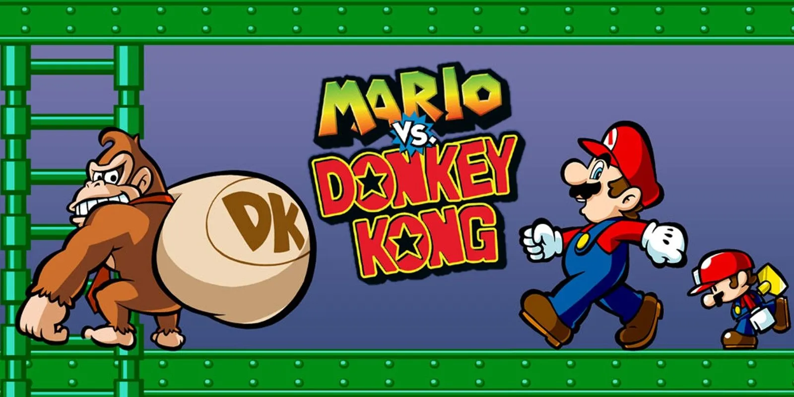 Mario và Donkey Kong trong một cảnh từ trailer game Mario vs. Donkey Kong, thể hiện sự trường tồn của các nhân vật kinh điển Nintendo.