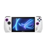 Máy chơi game cầm tay ASUS ROG Ally với màn hình và logo ROG nổi bật