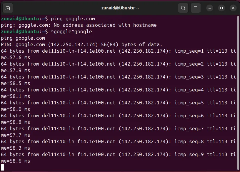 Mẹo dùng Bash: Thay thế từ trong lệnh Linux trước đó bằng cú pháp ^sai^đúng.