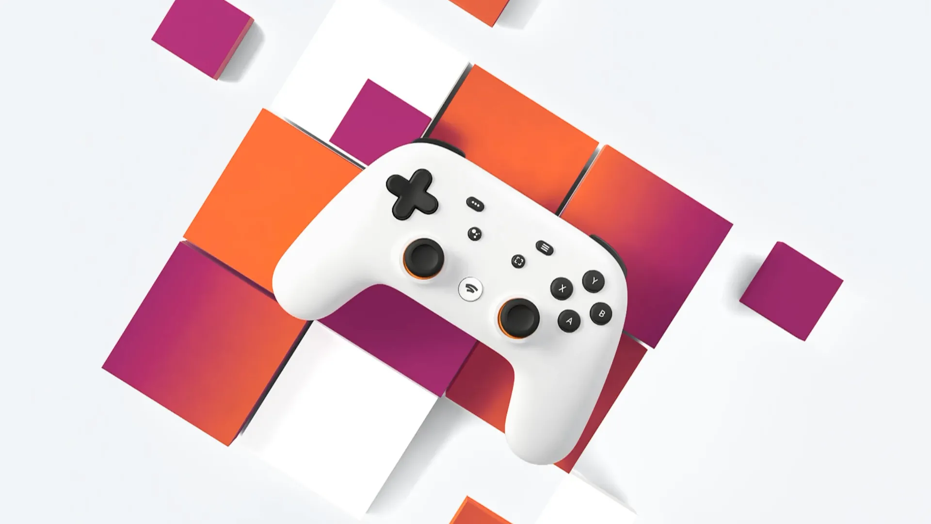 Nền tảng Google Stadia và các hộp đỏ biểu tượng cho sự thất bại