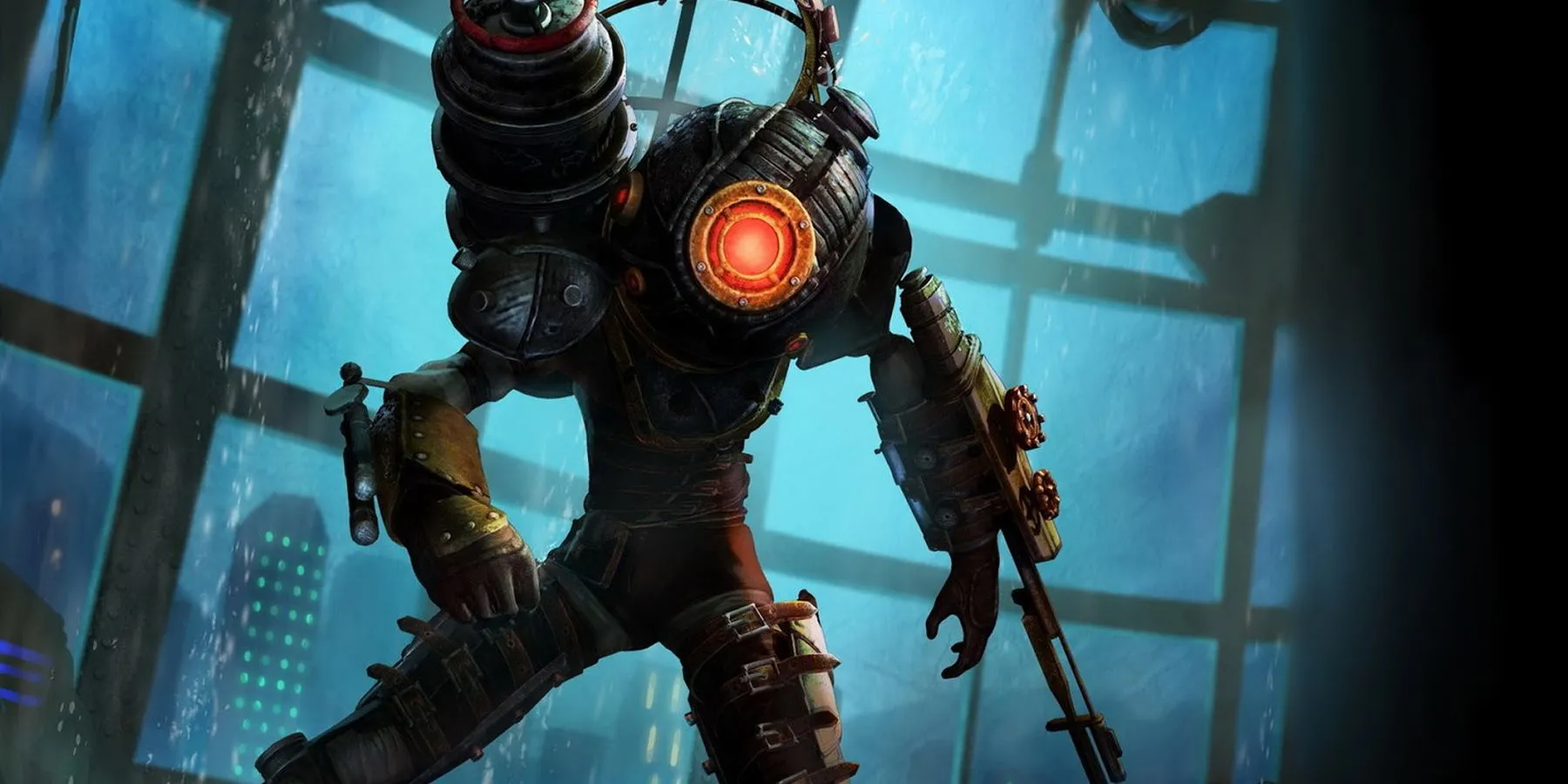 Nhân vật Big Sister đáng sợ trong tựa game Bioshock.