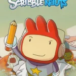 Nhân vật Maxwell trong game Super Scribblenauts cùng các vật thể được tạo ra bằng từ ngữ, thể hiện sự sáng tạo.