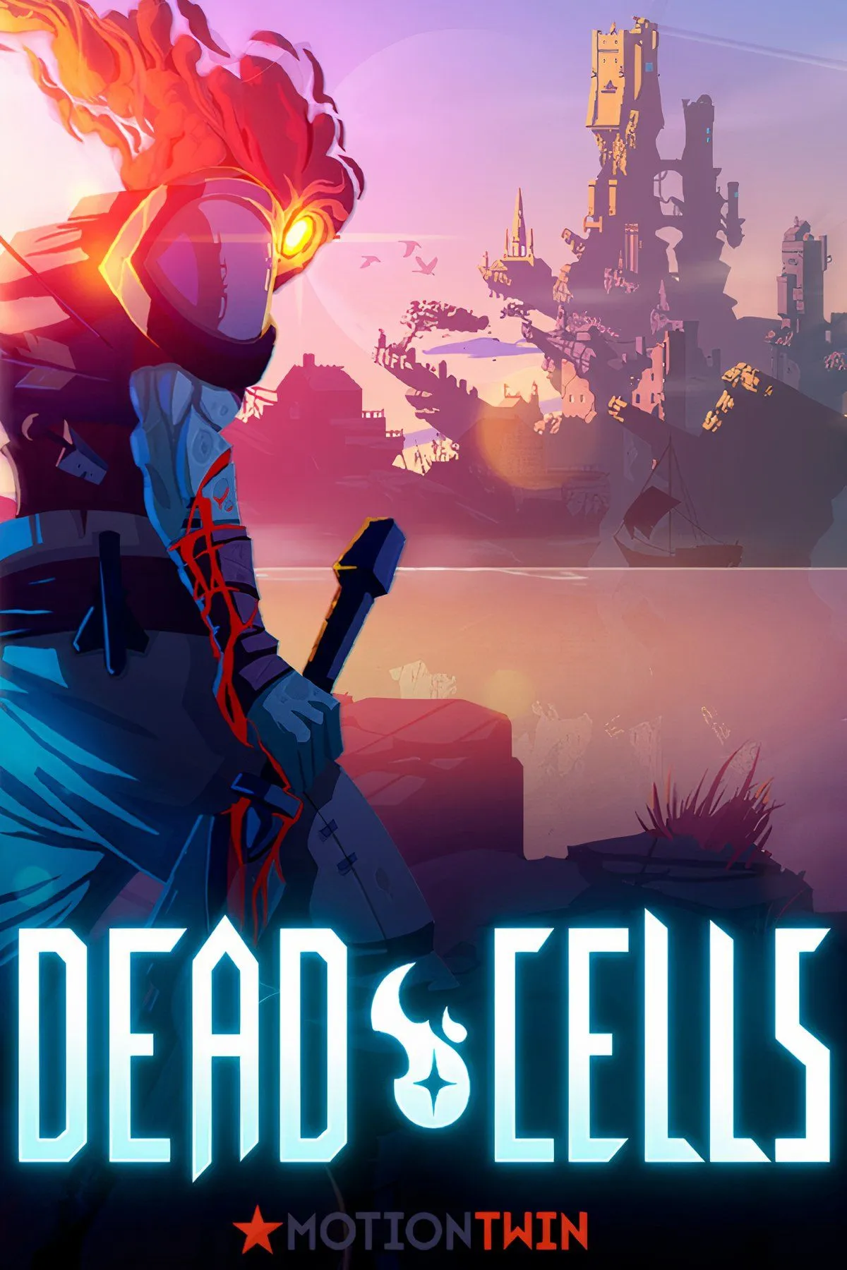 Nhân vật The Prisoner sử dụng vũ khí trong Dead Cells