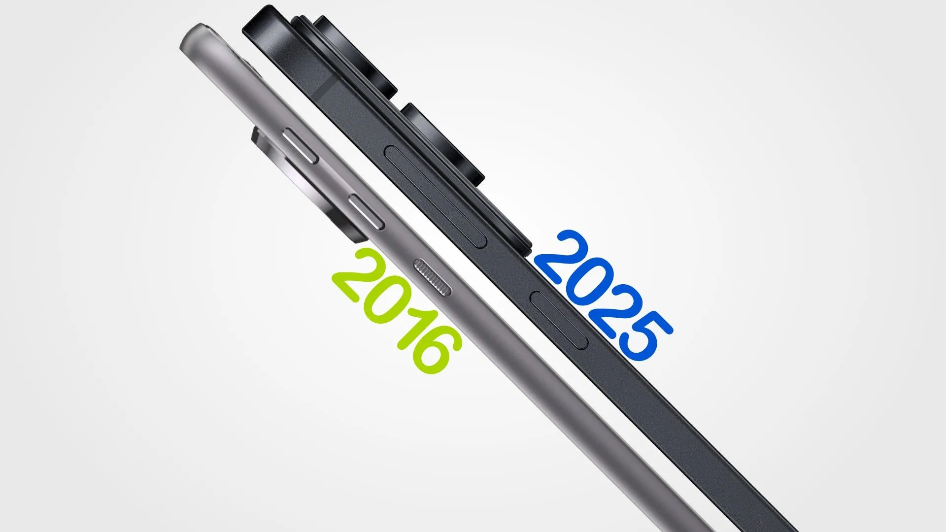 So sánh độ mỏng của Samsung Galaxy S25 Edge và Moto Z đời cũ