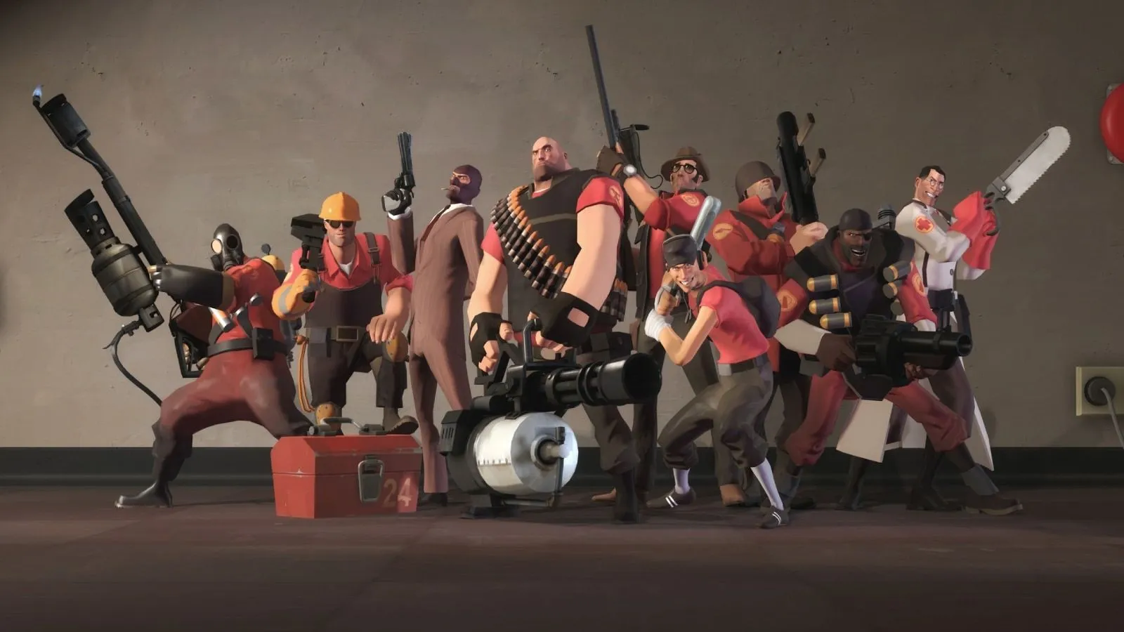Tất cả 9 lớp nhân vật độc đáo trong game Team Fortress 2 với thiết kế hài hước