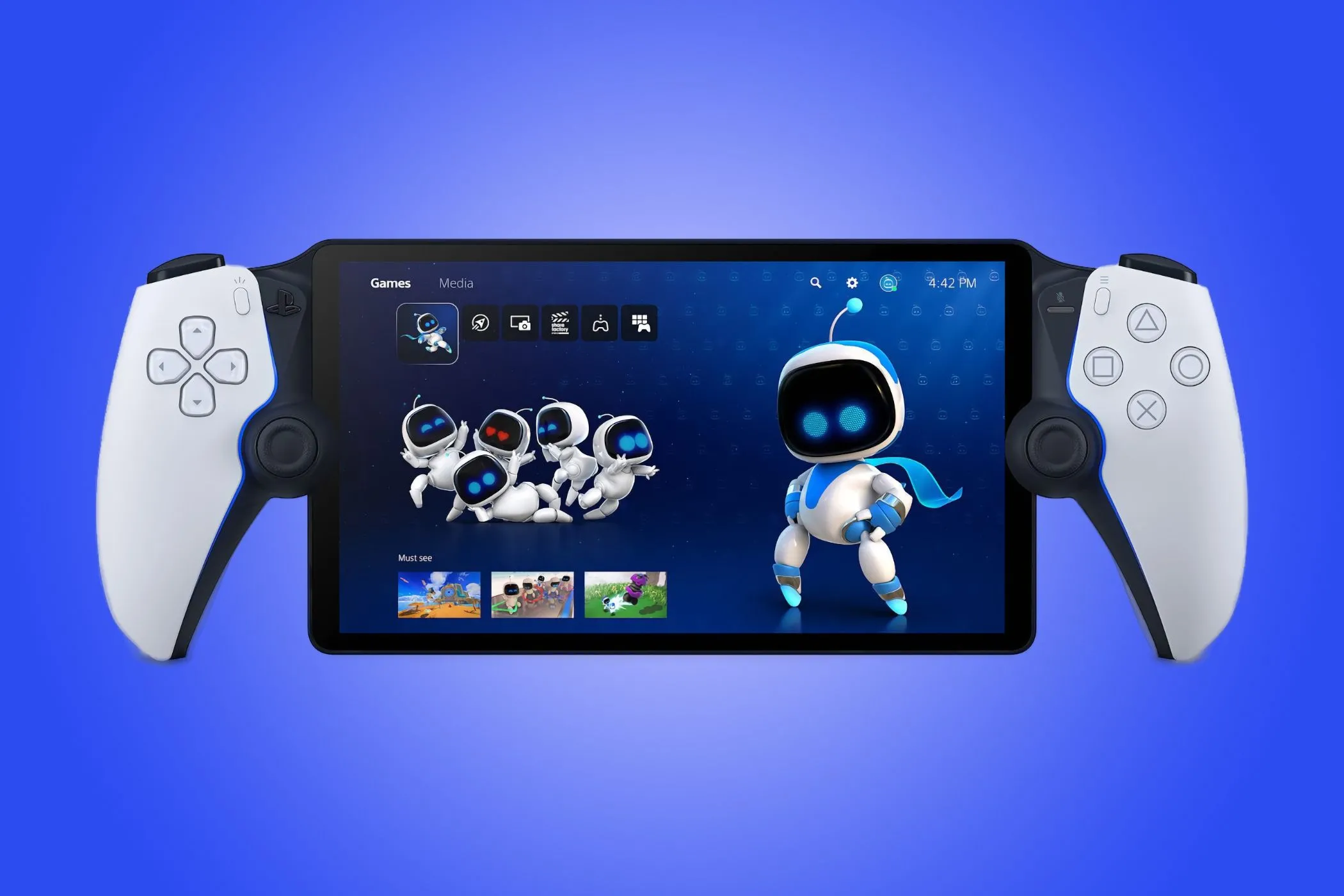 Thiết bị chơi game cầm tay PlayStation Portal của Sony, cho phép stream game từ PS5
