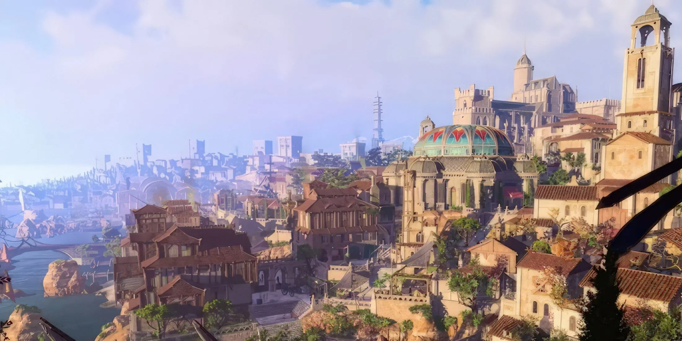 Toàn cảnh thành phố Baldur's Gate tráng lệ trong Baldur's Gate 3.