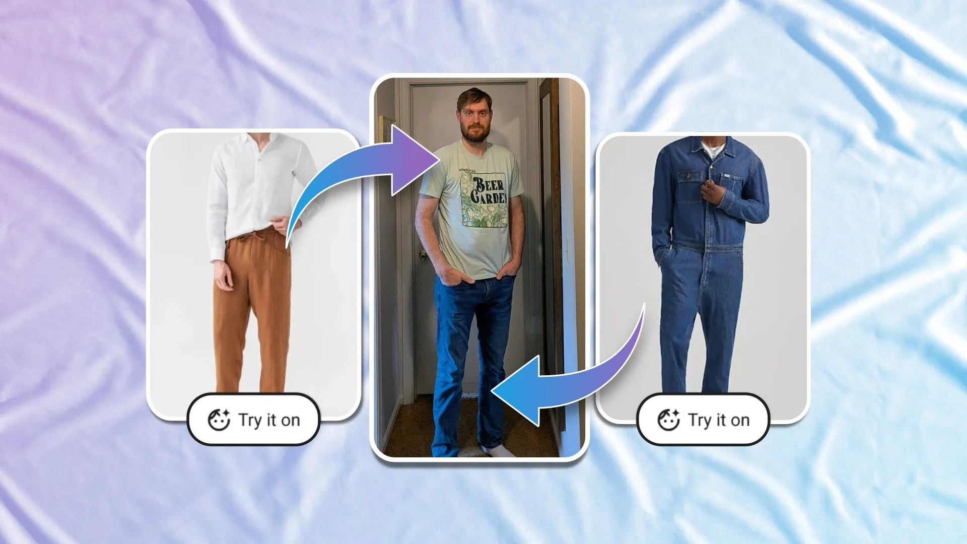 Trải nghiệm tính năng thử quần áo ảo với Gemini AI trên Google Shopping.