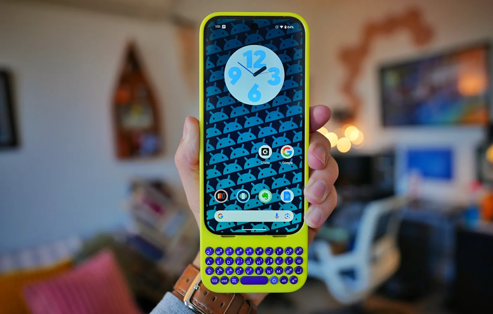 Vỏ điện thoại Clicks tích hợp bàn phím vật lý cho Android