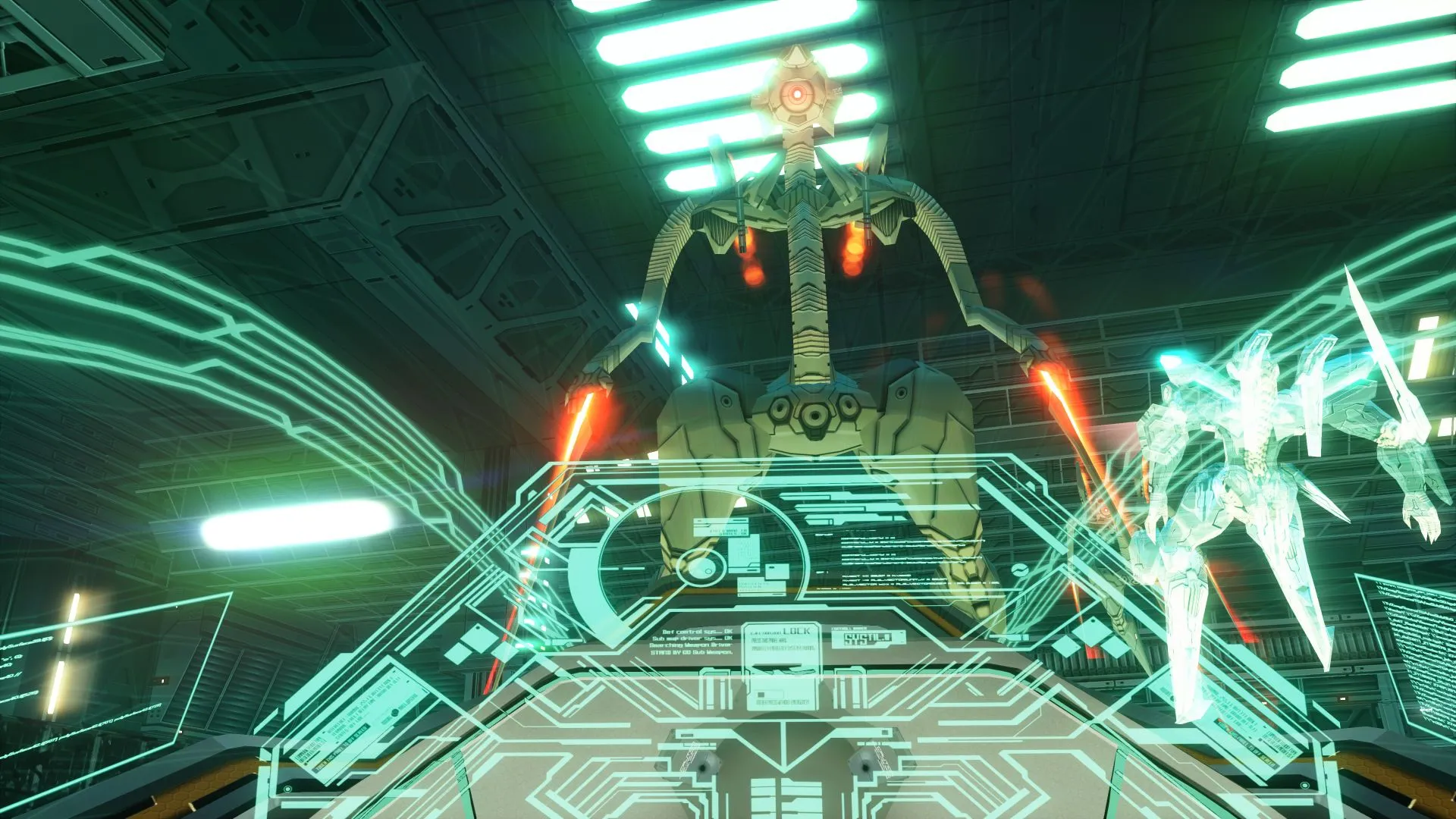 Zone of the Enders The 2nd Runner cockpit view
