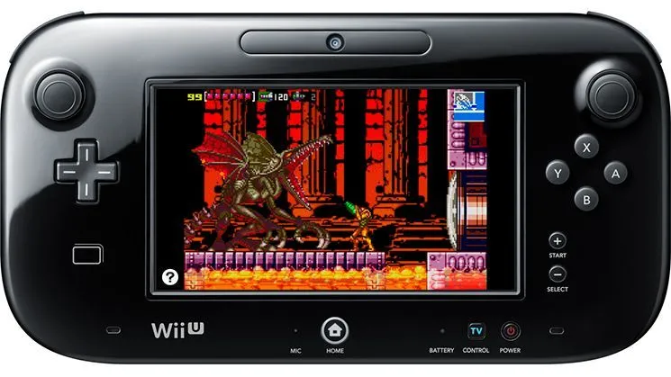 Ảnh chụp màn hình Metroid Zero Mission từ cửa hàng Wii U