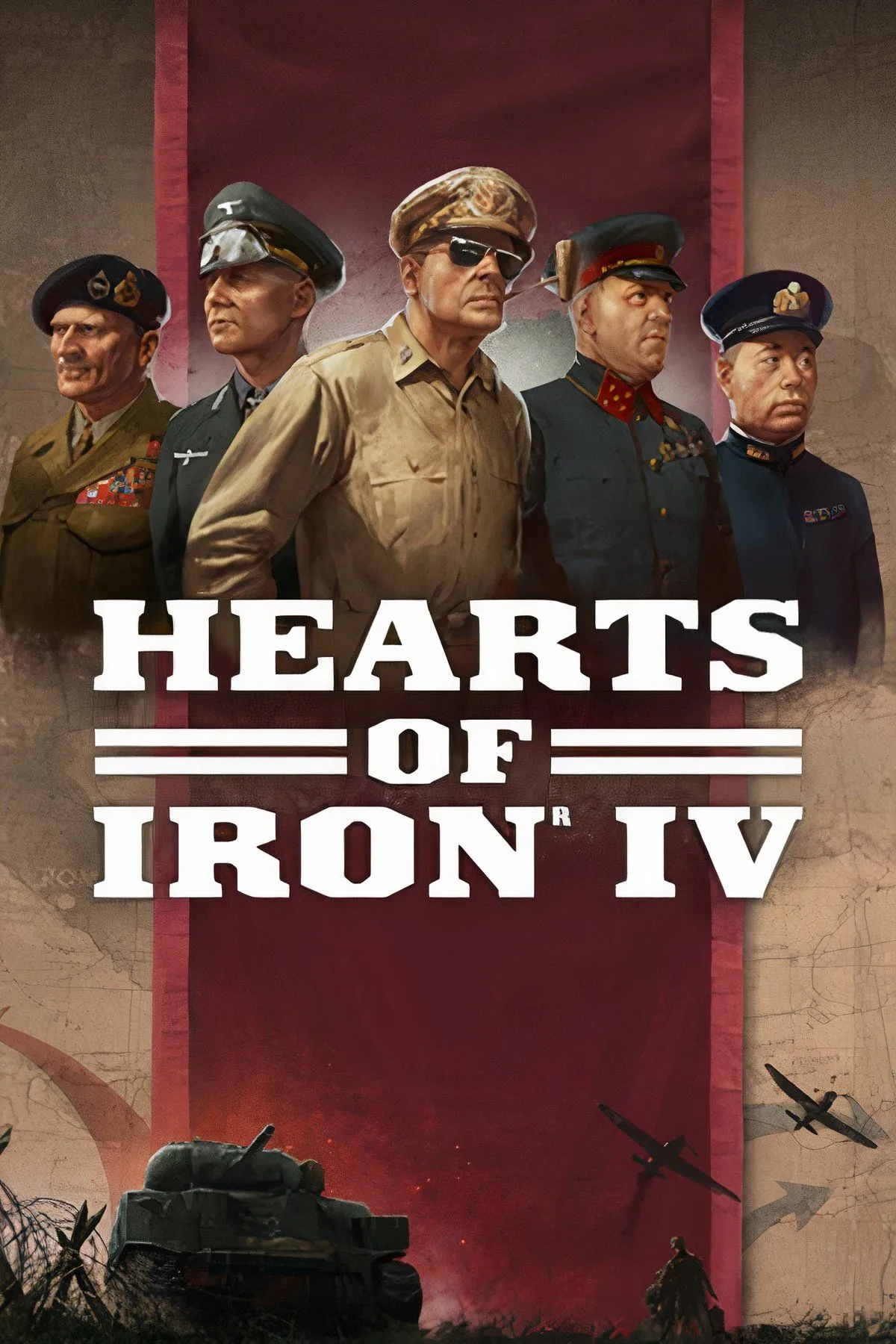 Bản đồ thế giới và các mặt trận chiến lược trong Hearts of Iron IV