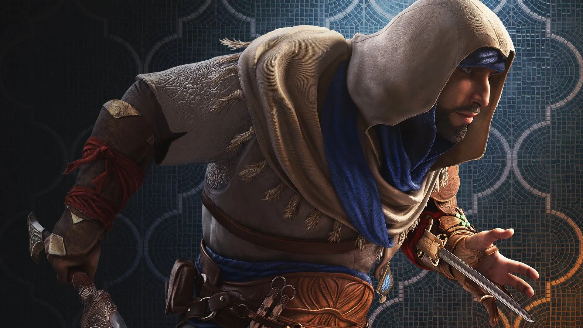 Basim Ibn Ishaq thực hiện động tác ám sát lén lút trong Assassin's Creed Mirage tại Baghdad