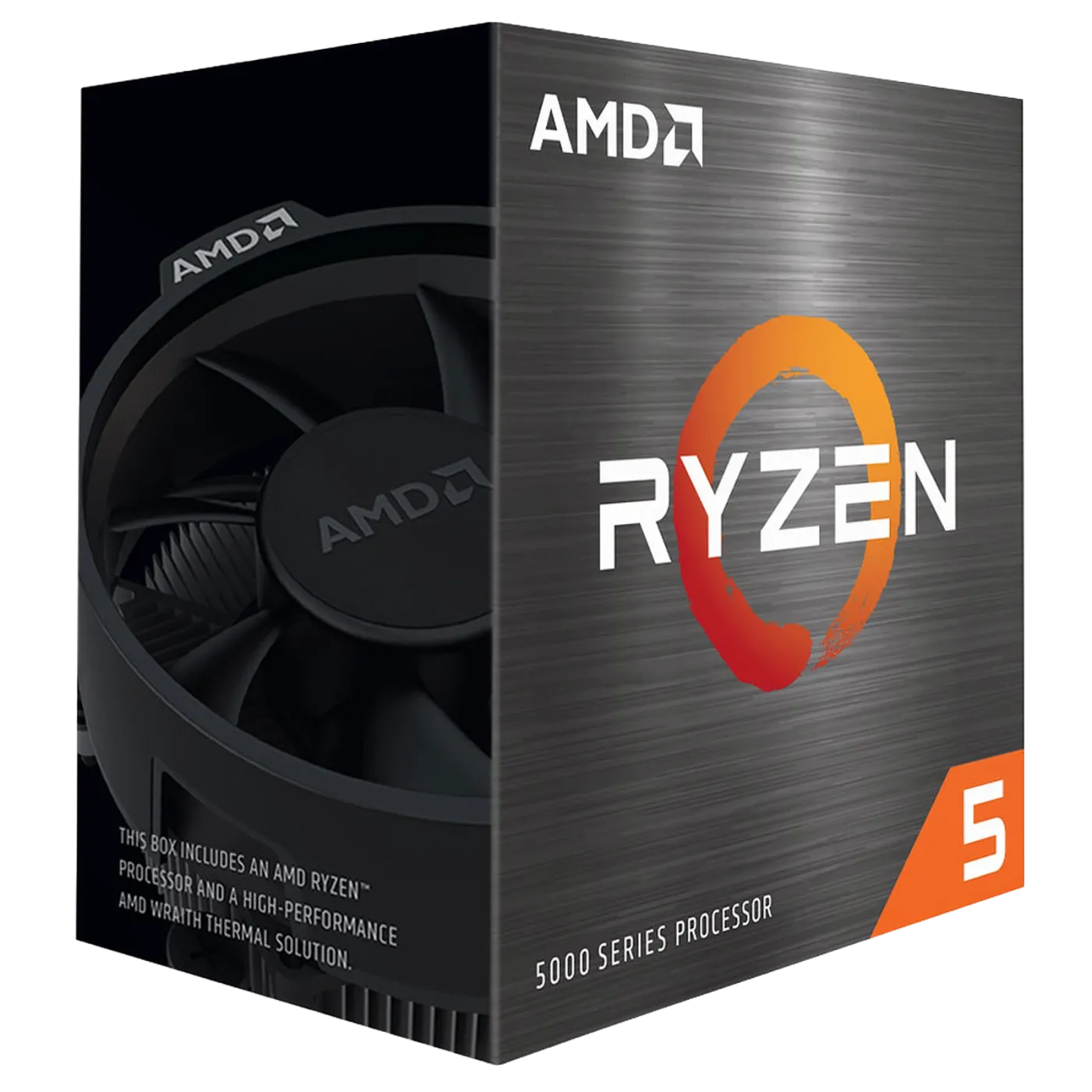Bộ vi xử lý AMD Ryzen 5 5500 cùng tản nhiệt Wraith Stealth trong hộp