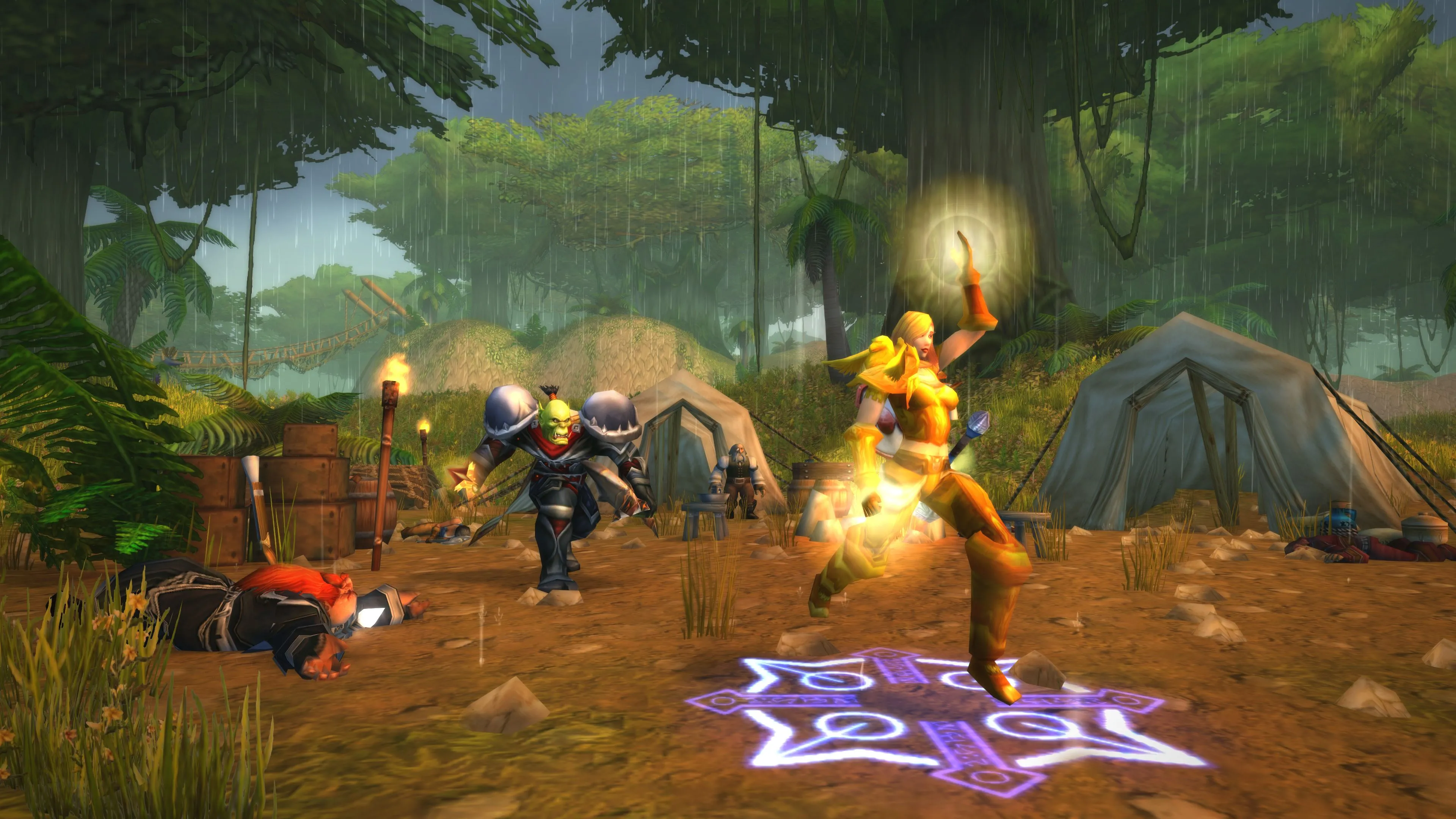 Cảnh PvP thế giới mở khốc liệt tại Stranglethorn Vale trong World of Warcraft