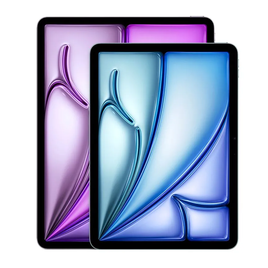 Chiếc iPad Air M3 màu xanh tinh tế, đại diện cho thế hệ tablet mới của Apple.