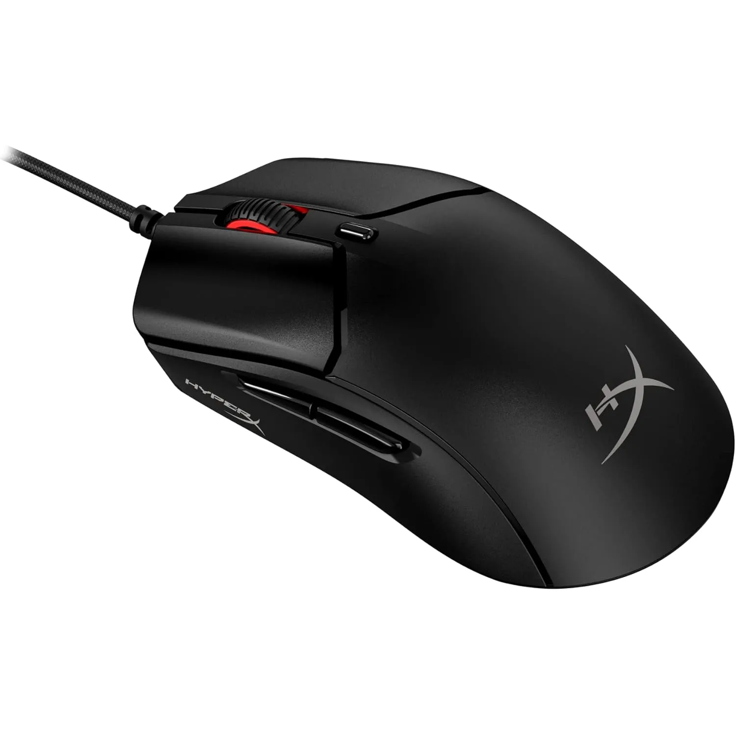 Chuột gaming HyperX Pulsefire Haste 2 màu đen với thiết kế tổ ong.