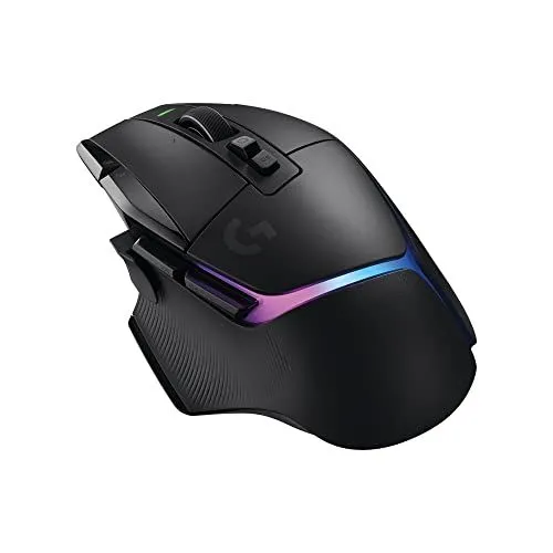Chuột gaming Logitech G502 X Plus Lightspeed với thiết kế hiện đại và feet chuột PTFE nguyên chất