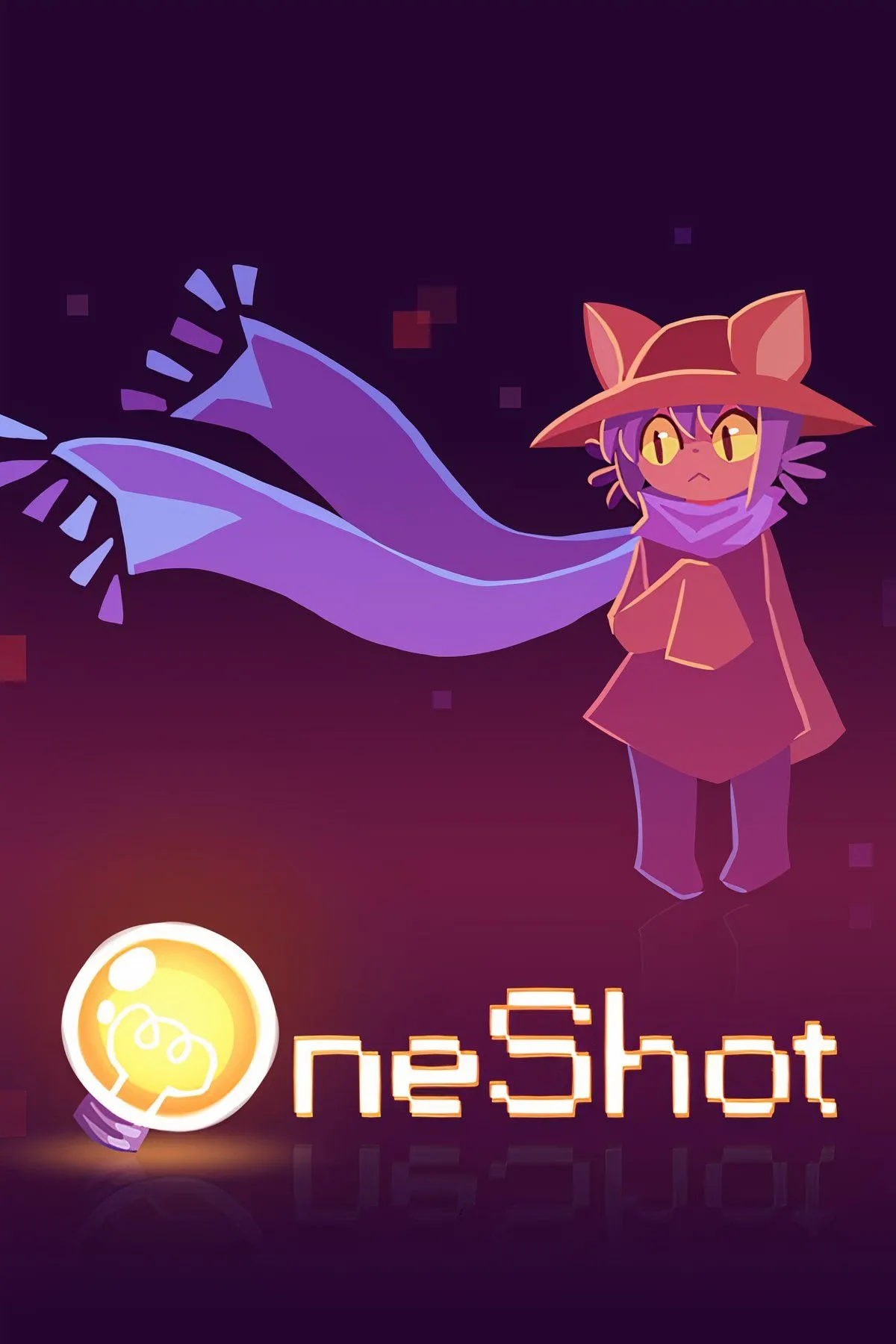 Collage tổng hợp các cảnh quan và nhân vật chính trong game OneShot.