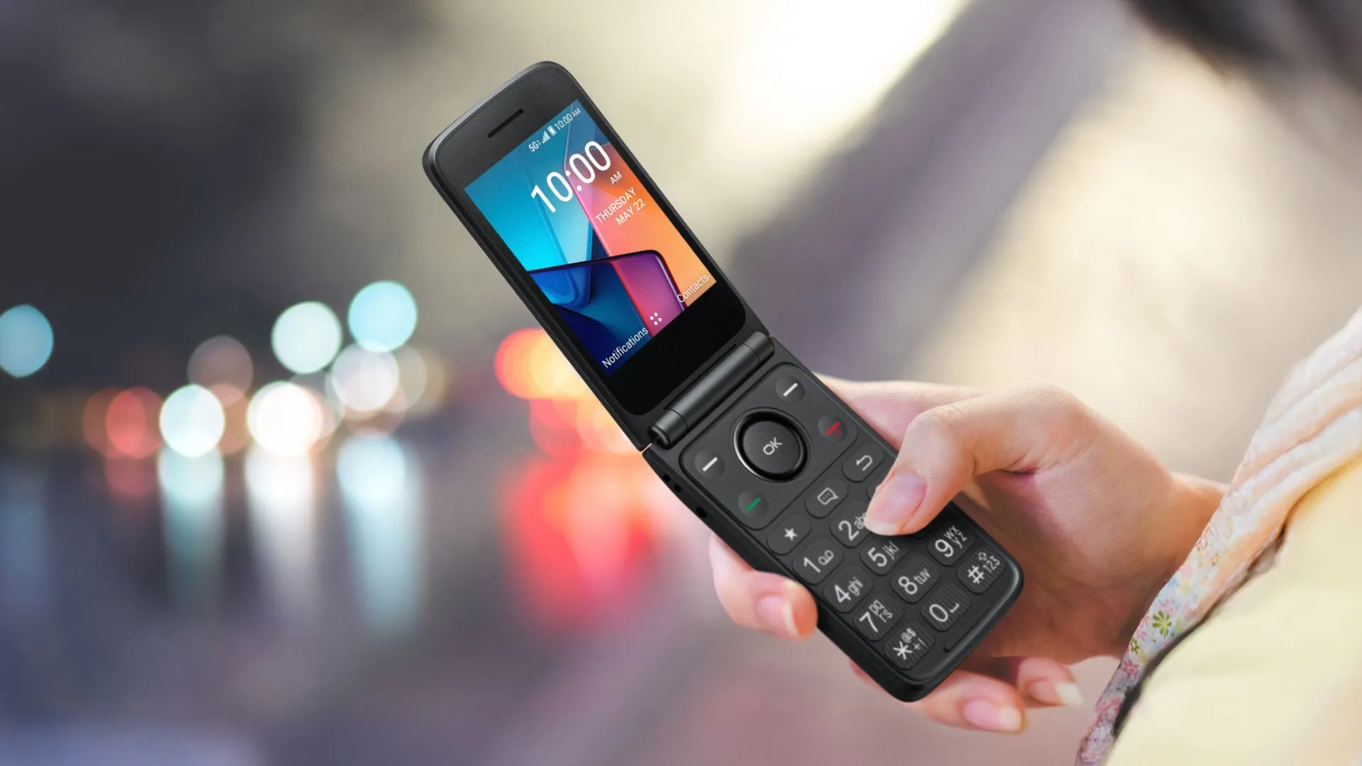 Điện thoại gập cổ điển TCL Flip 4 5G với KaiOS và ứng dụng Google
