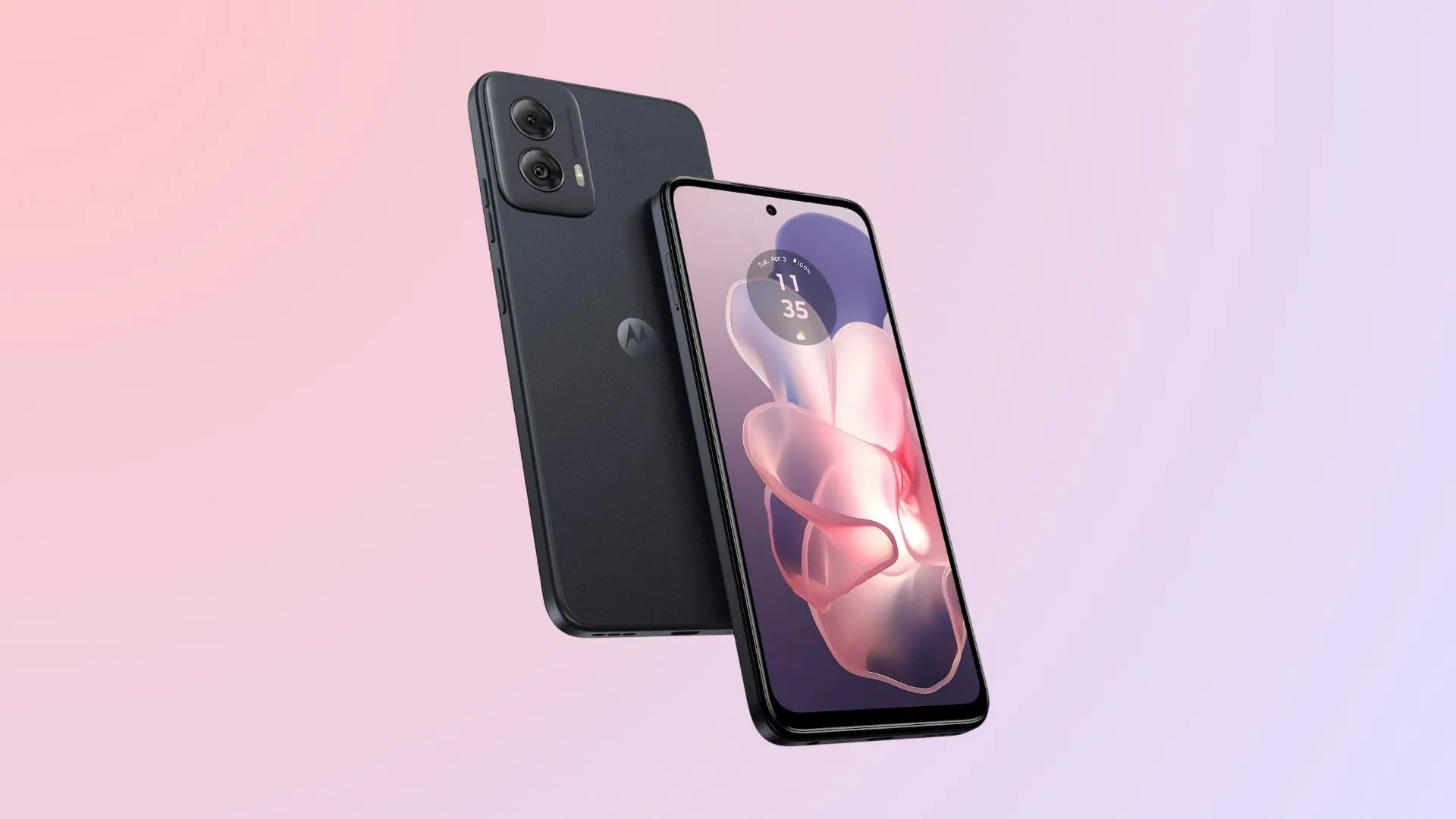 Điện thoại Moto G Power 2024 màu xanh đậm, nổi bật với thời lượng pin khủng.
